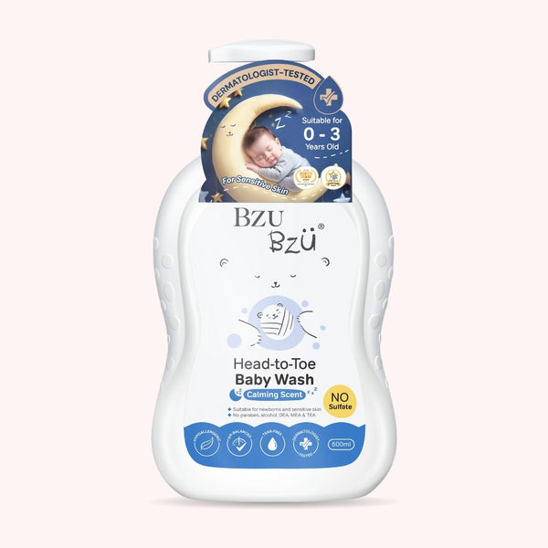 BZU BZU 嬰兒洗髮沐浴露(舒緩香) 600ml