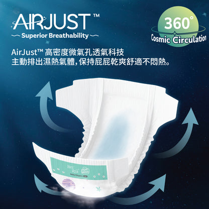 BZU BZU 超柔透氣紙尿褲(黏貼型)(NB~L)箱入