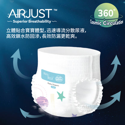 BZU BZU 超柔透氣紙尿褲(褲型)(M~XXL)箱入