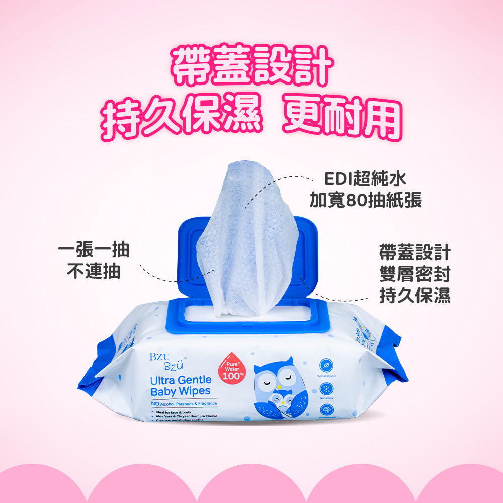 BZU BZU 嬰兒新生彌月禮盒組(六樣好禮)