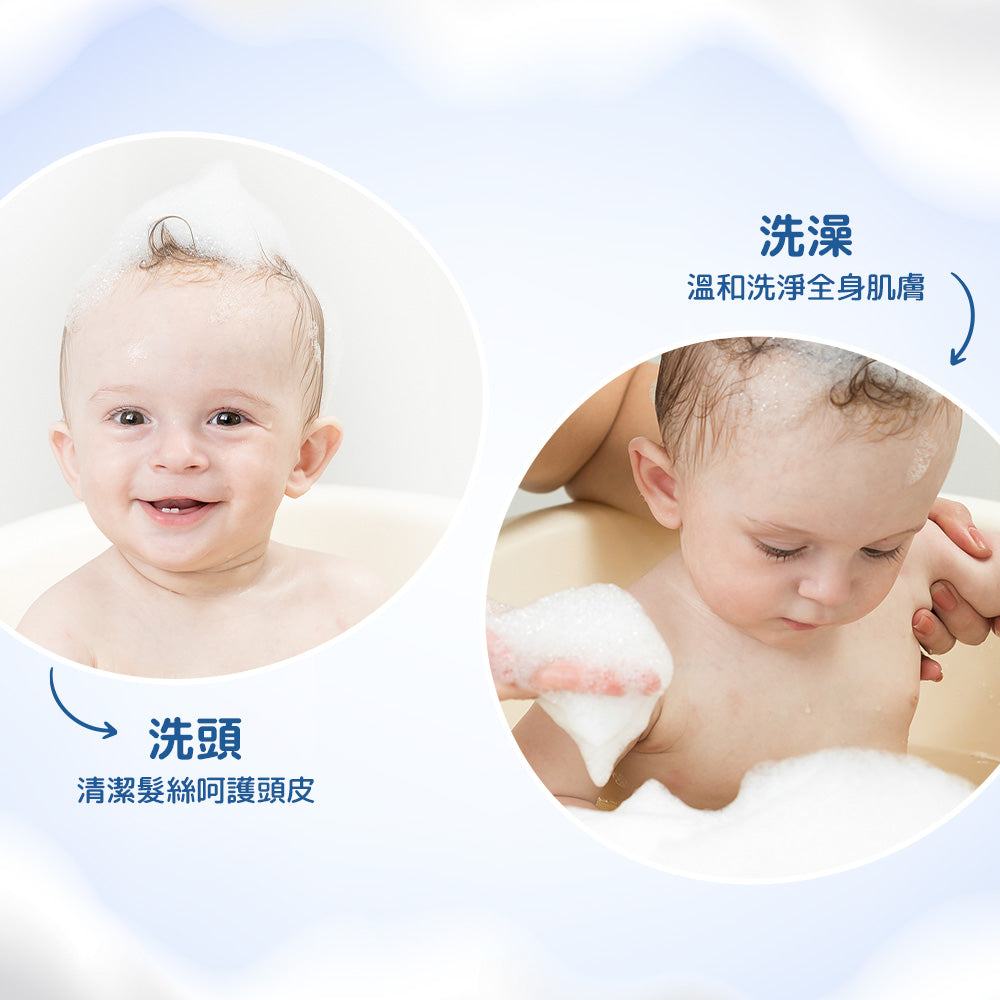BZU BZU 嬰兒洗髮沐浴露 (燕麥與牛奶) 200ml