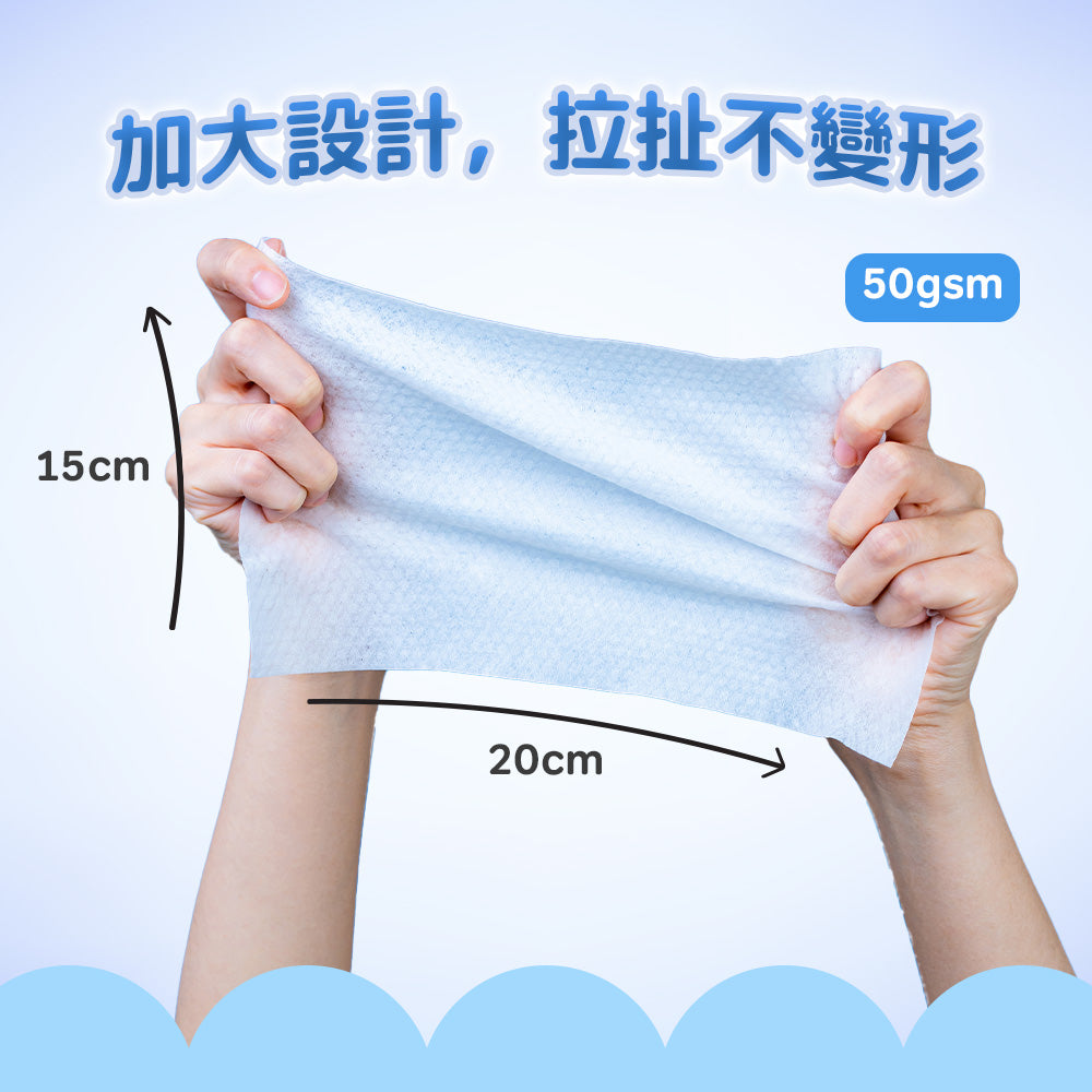 BZU BZU嬰兒超柔濕巾優惠装80片*2包(有蓋)