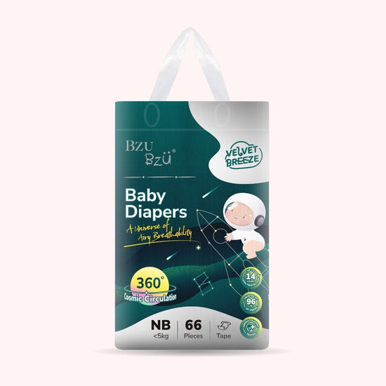 BZU BZU 超柔透氣紙尿褲(黏貼型)(NB~L)箱入